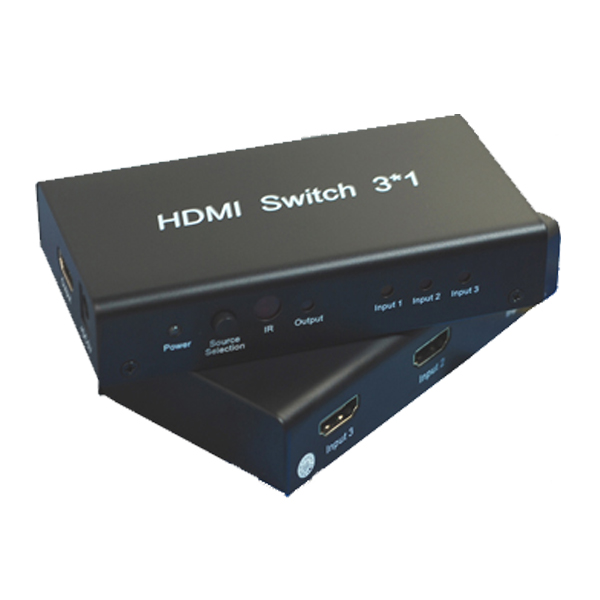 M-TECH 3x1 Port HDMI Switch 3D Support