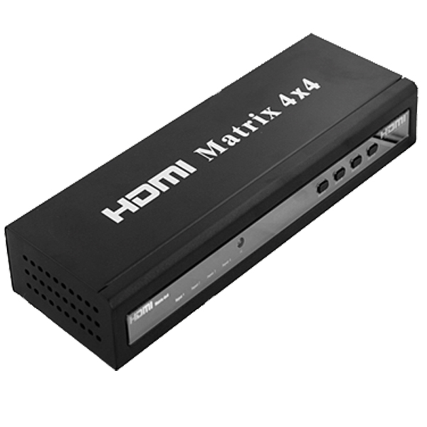 M-TECH 4x4 Port HDMI Matrix Switch 3D Support