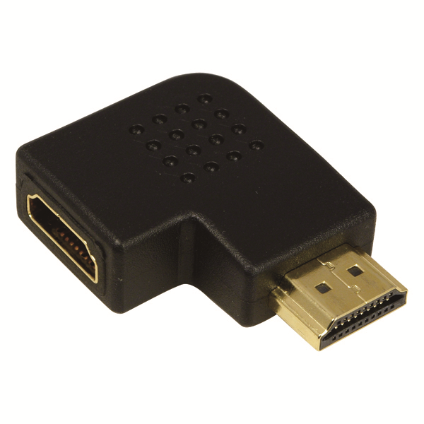 HDMI Type A Erkek-Dişi Adaptör, 90 Derece Yassı