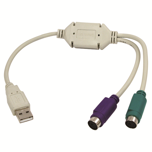 USB - PS/2 Dönüştürücü, 0.15m