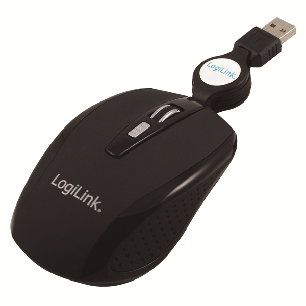 Mini USB Laser Kablolu Mouse, Makaralı, 2200 dpi