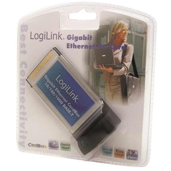 Gigabit Ethernet Cardbus PC Card (PCMCIA)
