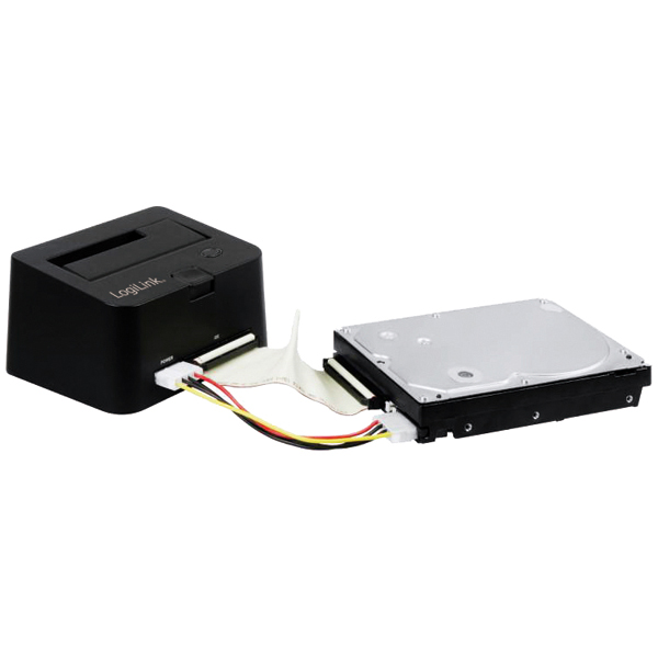 USB2.0 SATA + IDE HDD Docking Station, Siyah