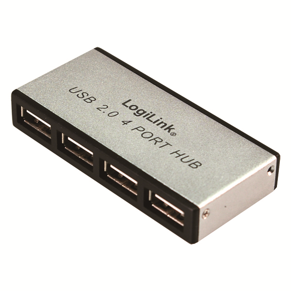 4 Port USB 2.0 HUB, Alüminyum Kasa