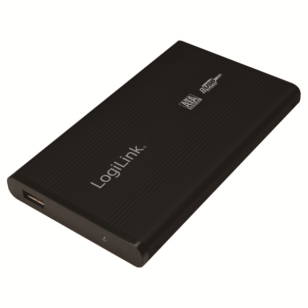 USB2.0 Alüminyum 2.5" SATA HDD Kutusu, Siyah