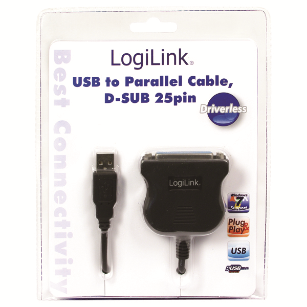 USB Paralel Dönüştürücü Kablo, D-SUB 25pin