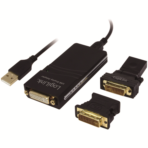 USB2.0 DVI/VGA/HDMI Çoklu Görüntü Adaptörü