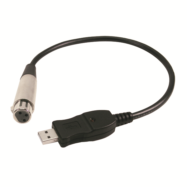 USB Cannon XLR (Dişi) Dönüştürücü Ses Kablosu