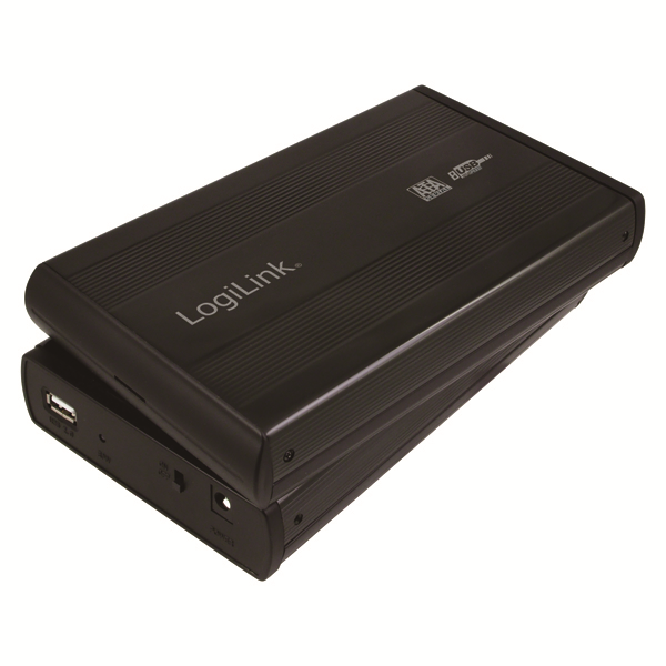 3.5" USB2.0 SATA HDD Kutusu, Siyah