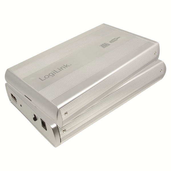 3.5" USB2.0 SATA HDD Kutusu, Gümüş