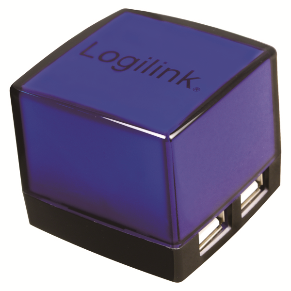 Cube Serisi 4 Port USB 2.0 Hub, Siyah