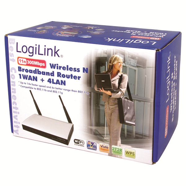 Wireless-N 300Mbps 4 Port Broadband Router