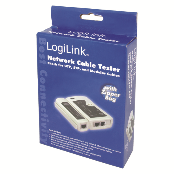 Network Kablo Test Cihazı (UTP, STP ve Patch Kablo)