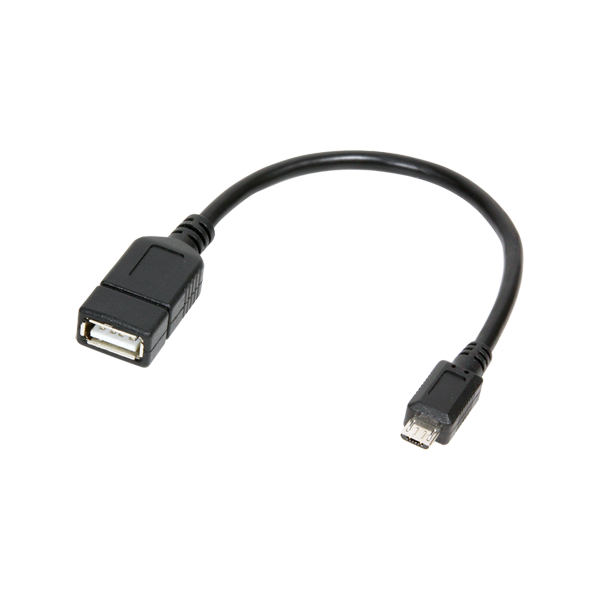 USB OTG Kablo, 5-pin, 0.20m