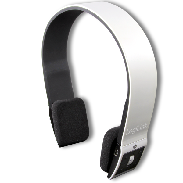 Mikrofonlu Stereo Bluetooth Kulaklık, Beyaz
