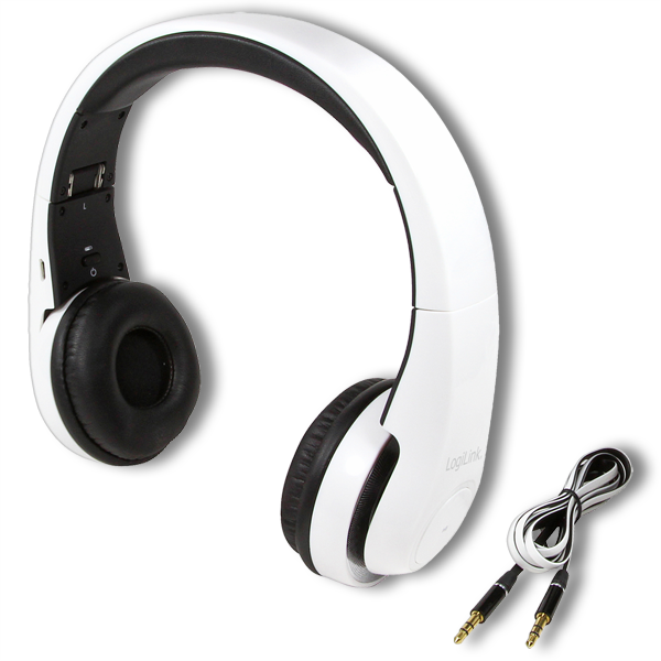 Bluetooth v3.0 Mikrofonlu Stereo Kulaklık, Beyaz