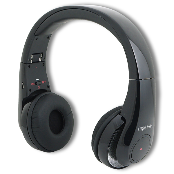 Bluetooth v3.0 Mikrofonlu Stereo Kulaklık, Siyah