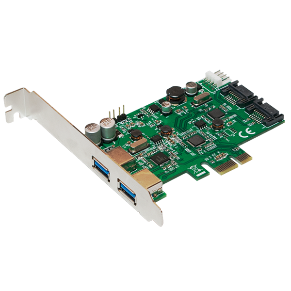 2 Port USB 3.0 + 2 Port SATA III PCI Express x1 Arayüz Kartı