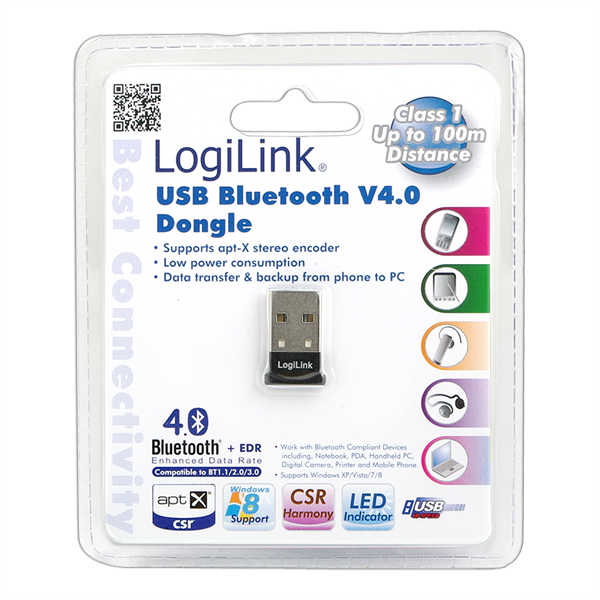 USB  Bluetooth V4.0 Dongle, Class  1