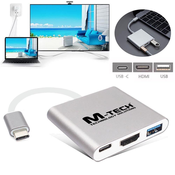 USB 3.1 Type-C to HDMI ve USB Dönüştürücü Adaptör