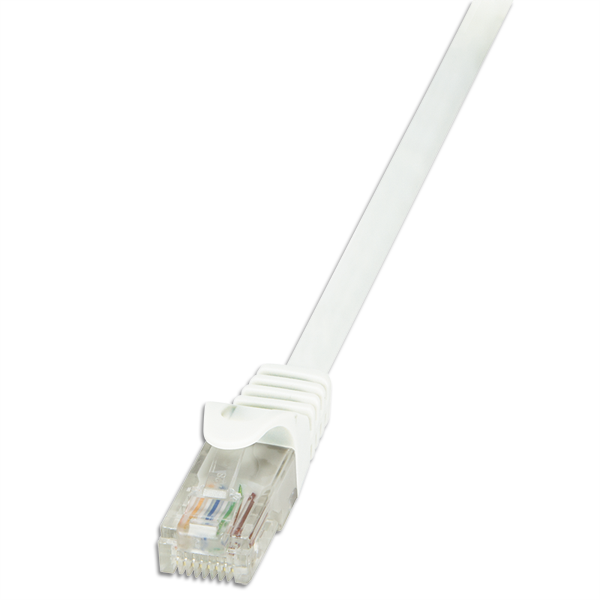 EconLine CAT6 U/UTP Patch Kablo, AWG 24/7, Beyaz, 50cm