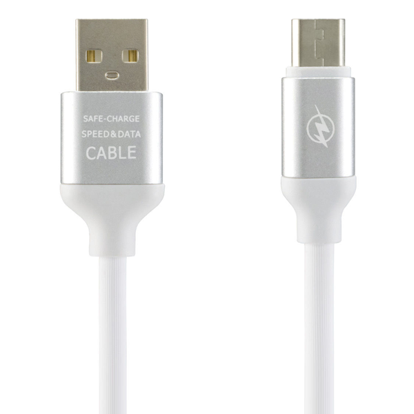 5 pin Micro USB Data ve Şarj Kablosu, Beyaz