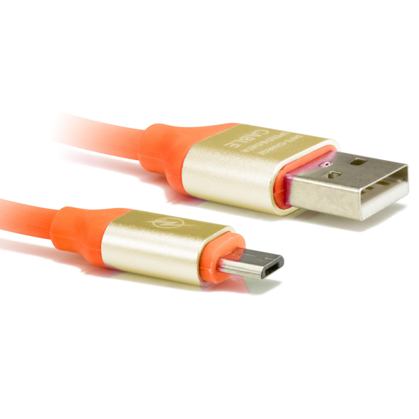 5 pin Micro USB Data ve Şarj Kablosu, Turuncu