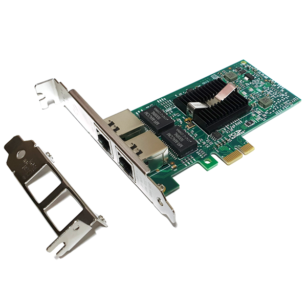 2 Port Gigabit LAN PCI Express Kart, Intel 82575
